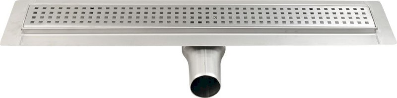 MANUS QUADRO nerezový podlahový žlab s roštem, L-750, DN50 GMQ33