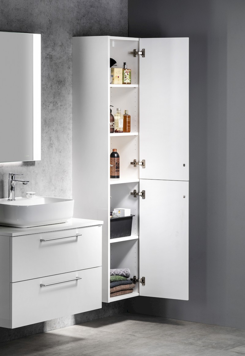 ESPACE skříňka 35x172x32cm, 2x dvířka, levá/pravá, černá mat ESC230-3535