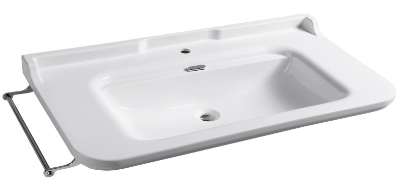 WALDORF keramické umyvadlo 120x55cm, bílá 4144K1