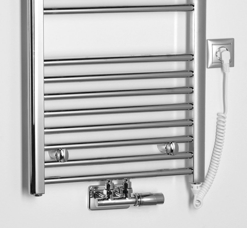 ALYA otopné těleso rovné 400x1188mm, středové připojení, chrom LLS308