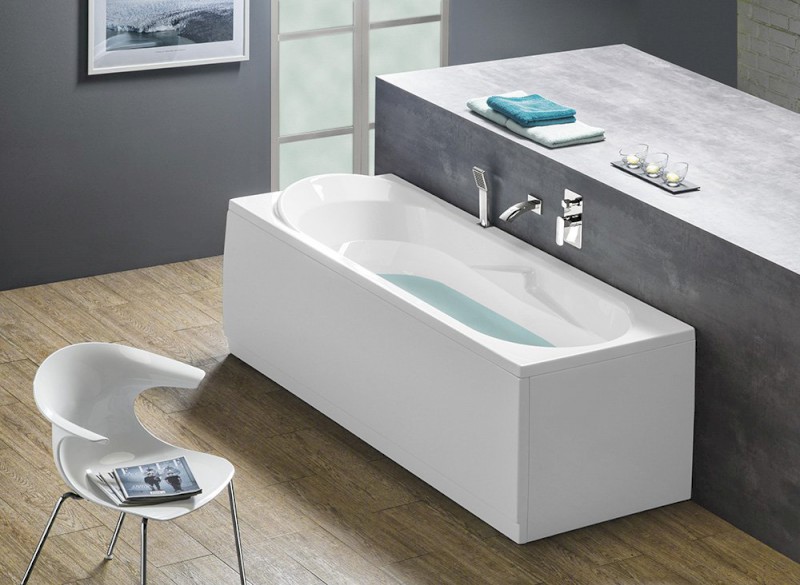 ADRIANA obdélníková vana 160x74x45cm, bílá 43111