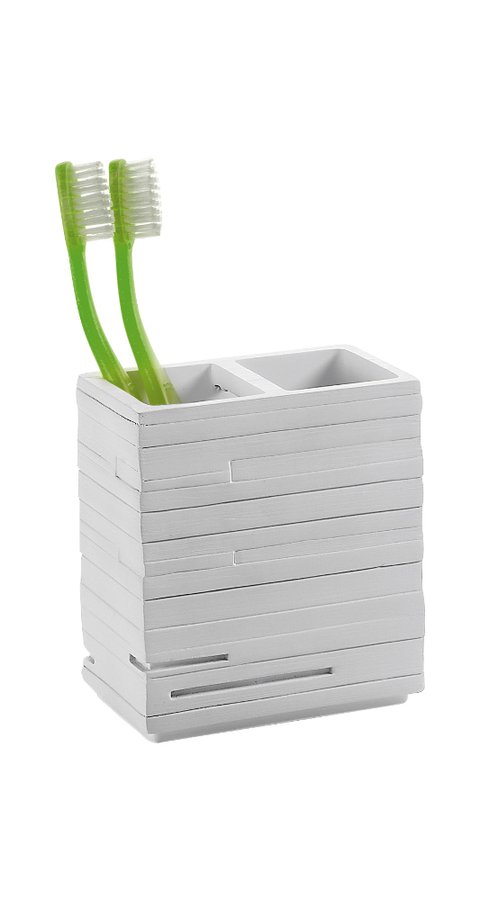 QUADROTTO držák kartáčků na postavení, bílá QU9802