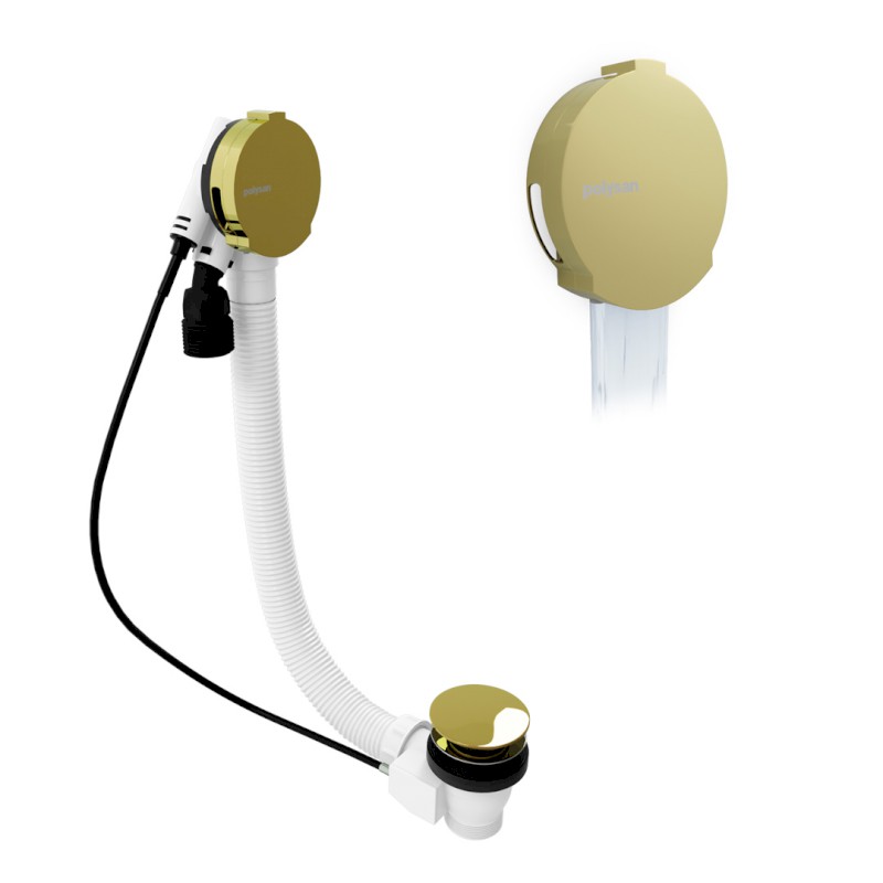 MARBLE vanová souprava s napouštěním, bovden, délka 800mm, zlato 11052.90