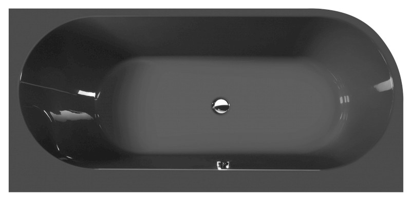 ASTRA R MONOLITH asymetrická vana 160x75x60cm, šedá 34611M.30