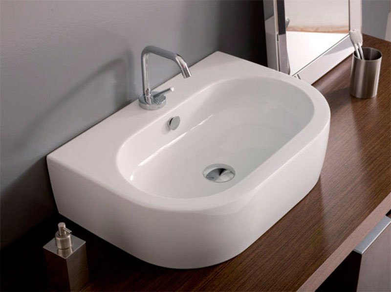 FLO keramické umyvadlo 60x42cm, bílá 314201