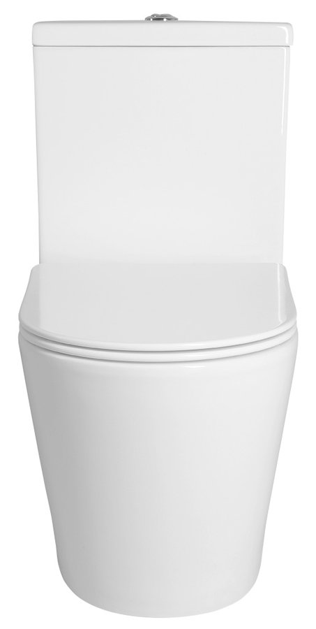 PACO WC kombi, Rimless, spodní/zadní odpad, bílá PC1012WR