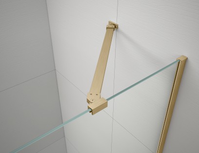 FISA stěnový profil a vzpěra, zlato mat FS8042