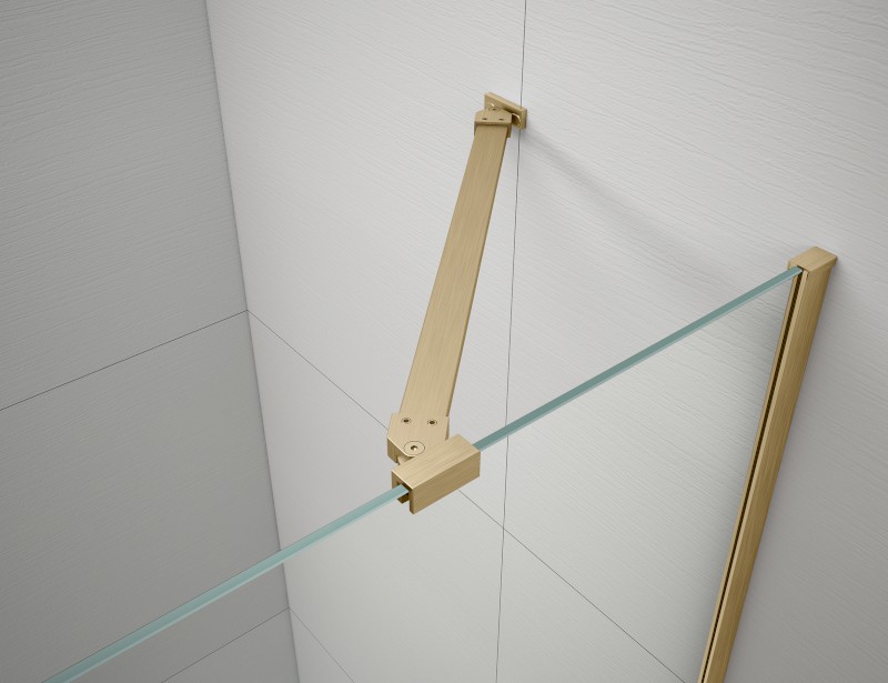 FISA stěnový profil a vzpěra, zlato mat FS8042