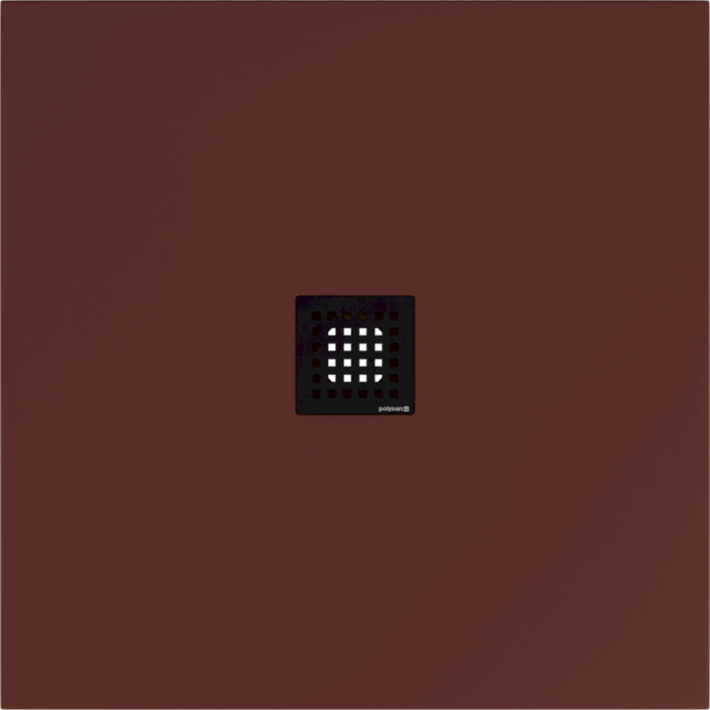 FLEXIA vanička z litého mramoru s možností úpravy rozměru, 90x90cm, hnědá mat 71546.71