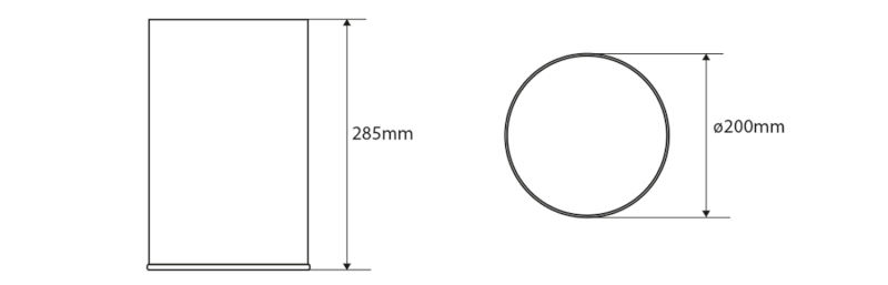 Odpadkový koš 9l, nerez lesk XP015