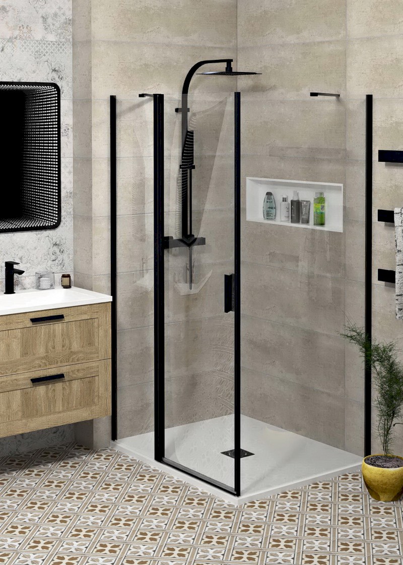 INSERTA zapuštěná police do obkladu, 810x270mm, litý mramor, bílá 1301-82