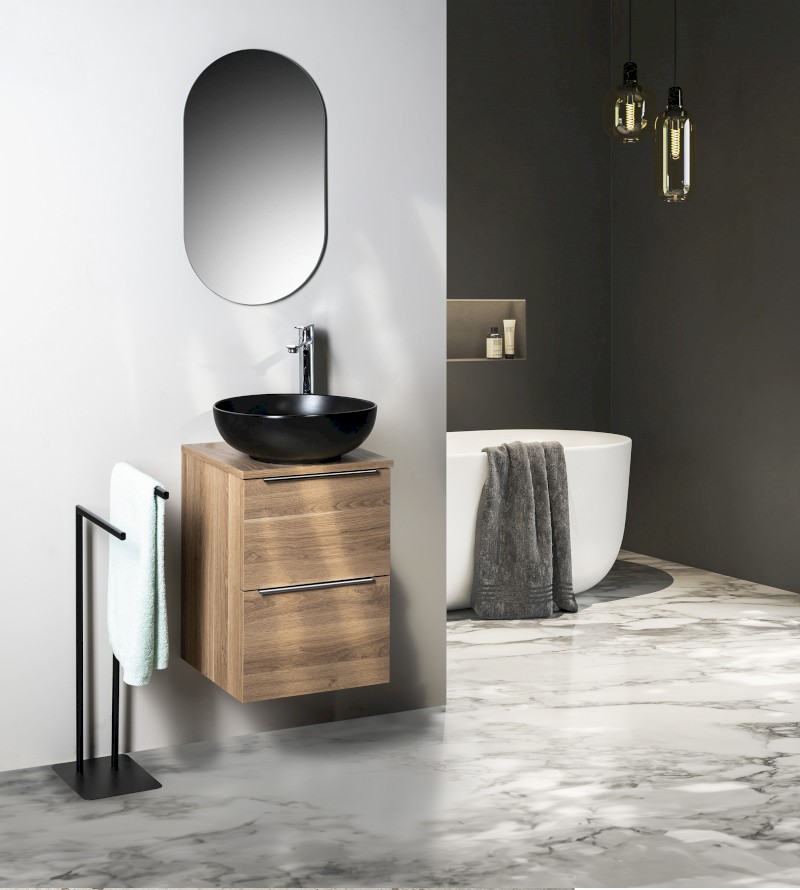 EMONA umyvadlová skříňka 39,4x55x39cm, dub cuneo EM040-2525