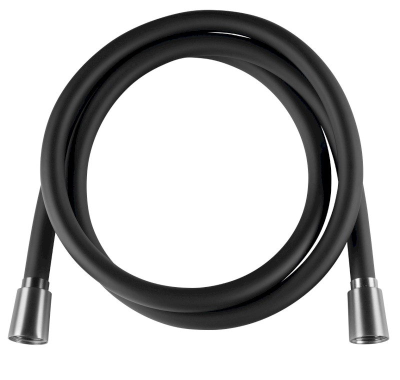 NOPEL plastová sprchová hadice, 150cm, černá mat 11076