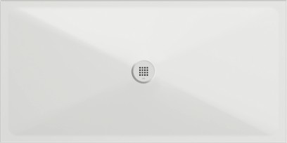 Keramická sprchová vanička, obdélník 160x80x2cm, bílá mat 46160809