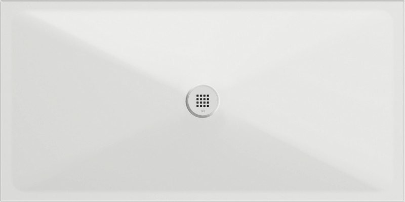 Keramická sprchová vanička, obdélník 160x80x2cm, bílá mat 46160809