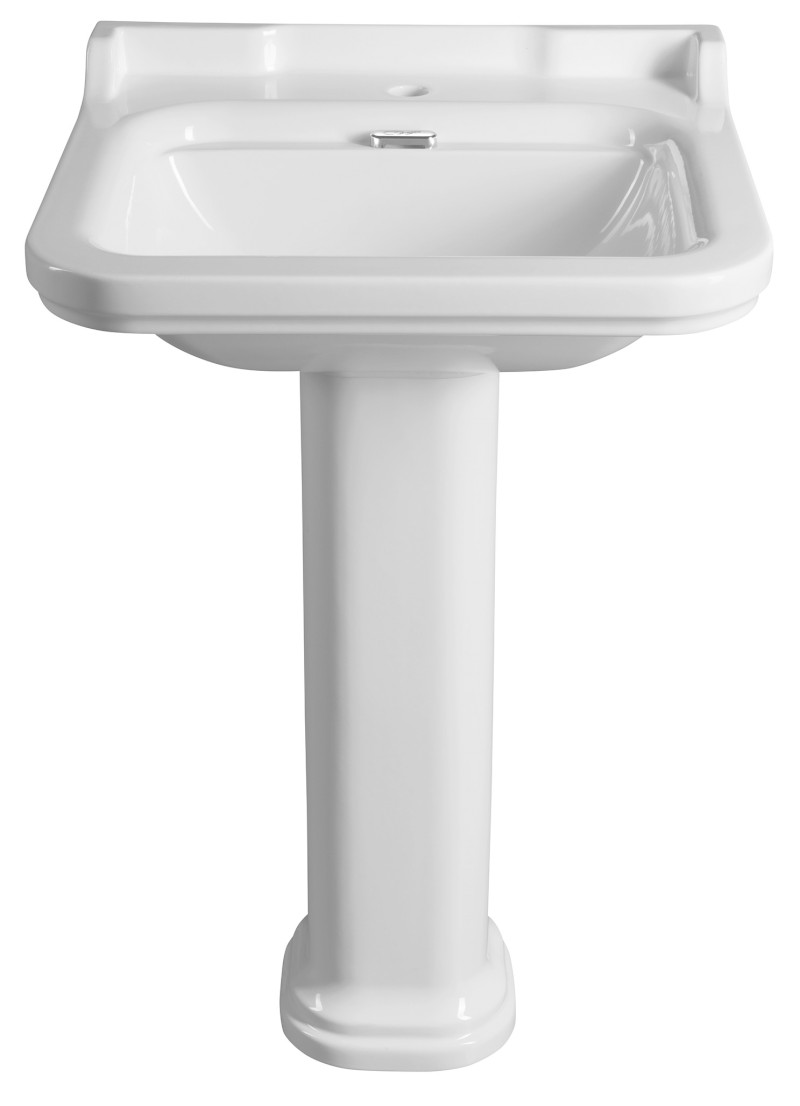 WALDORF keramické umyvadlo 60x55cm, bílá 4140K1