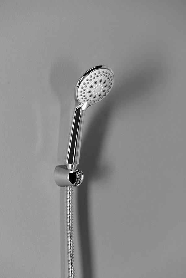 Ruční masážní sprcha, 3 režimy sprchování, průměr 100mm, ABS/chrom SC105