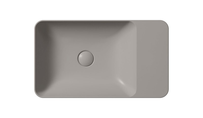 MODO keramické umyvadlo na desku 60x35cm, bez otvoru, tortora mat 9883005