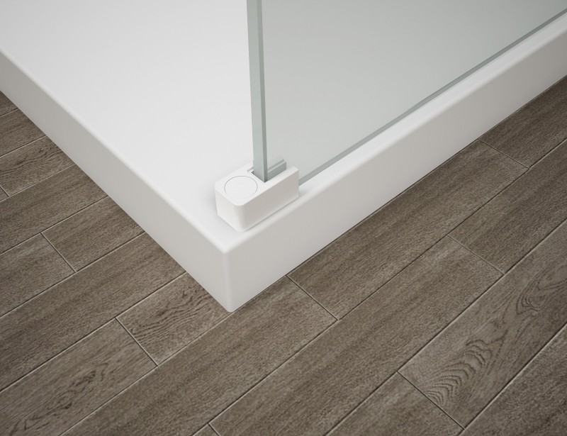 ESCA rohová vzpěra 900mm, bílá mat ES7834