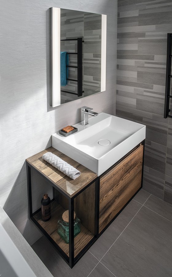 TWIG umyvadlo, litý mramor, 60x47cm, kryt výpusti, bílá TW060