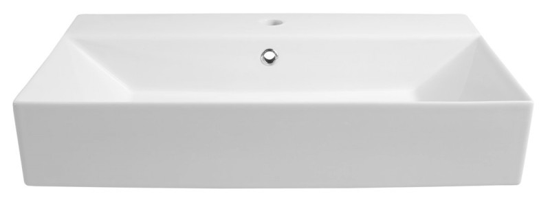 SISTEMA keramické umyvadlo 70x42cm, bílá 10SF50070