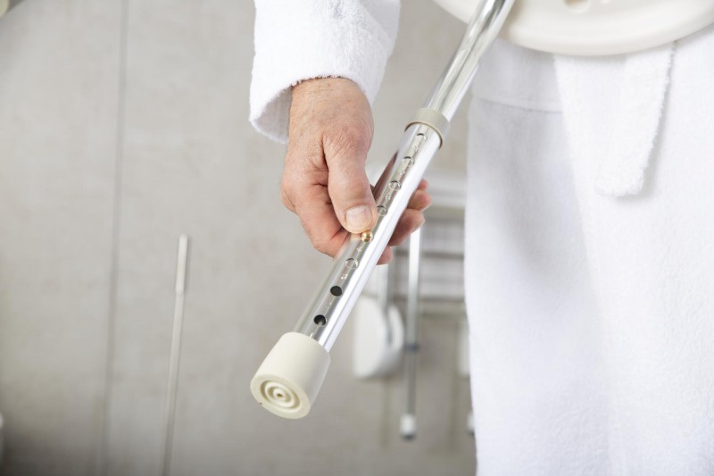 HANDICAP koupelnová stolička, průměr 45cm, bílá A170101