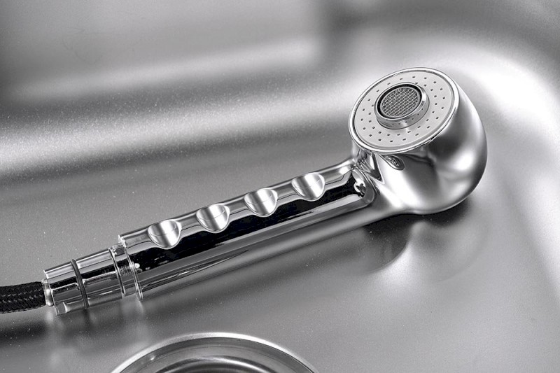 KASIOPEA stojánková dřezová baterie s výsuvnou sprškou, chrom 1107-70