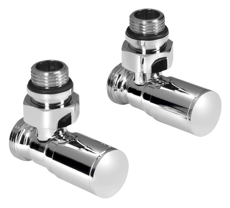 C-START připojovací sada ventilů ruční rohová, chrom SC237C