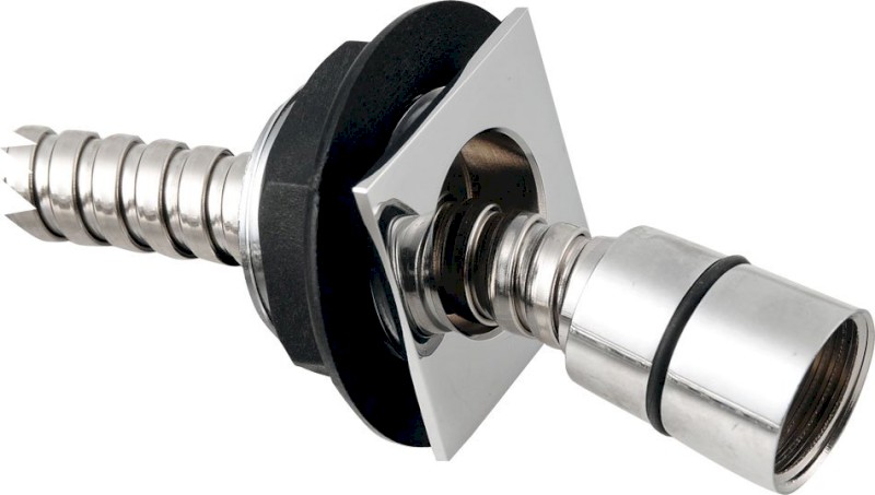 Sprchová průchodka na okraj vany včetně hadice F1/2