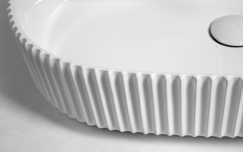 SINTESI keramické umyvadlo na desku, 60x40cm, bílá 10SI65060