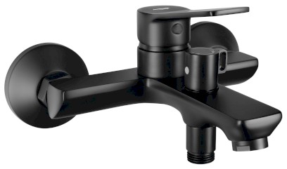 SINTRA nástěnná vanová baterie, černá mat SX010B