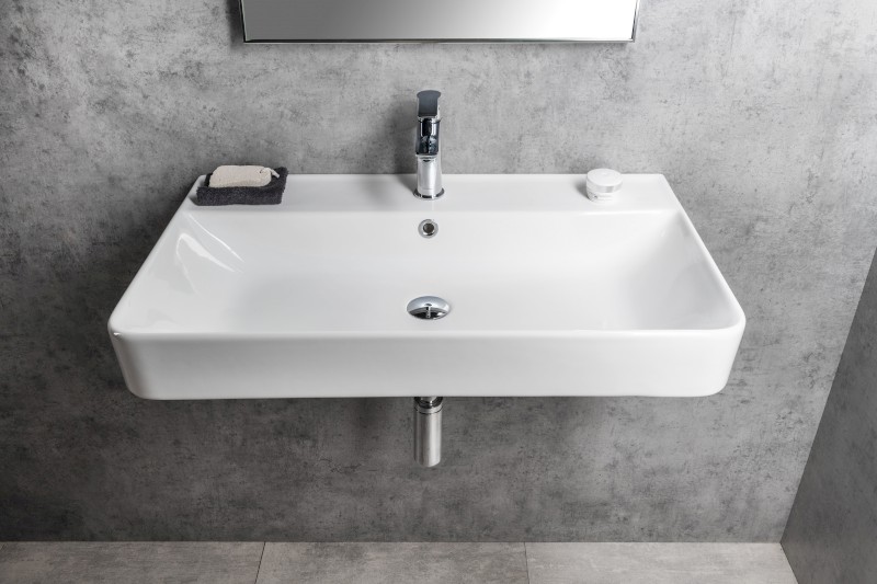 GALI keramické umyvadlo 80x48cm, bílá TU0174