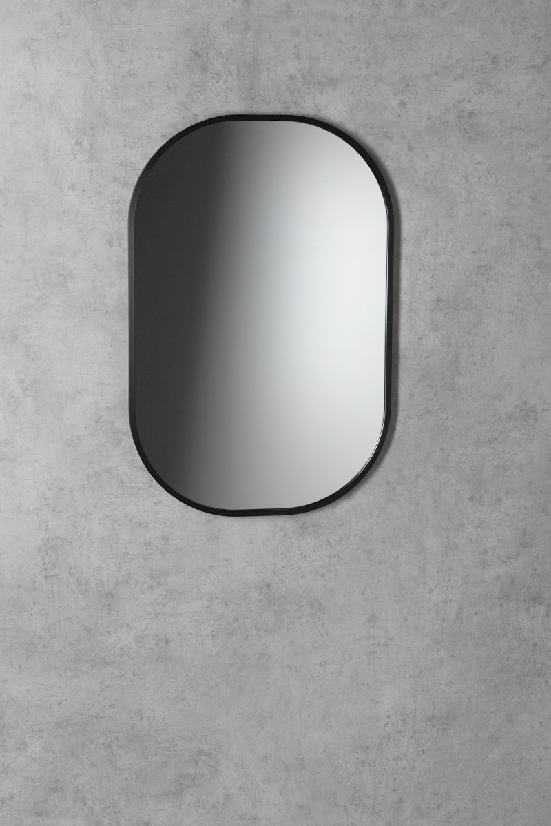 CONA SLIM zrcadlo v rámu 40x60cm, černá NC245