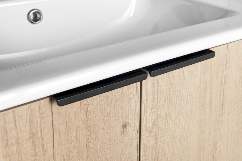 Kovová úchytka, 110/96mm, černá mat CT096B