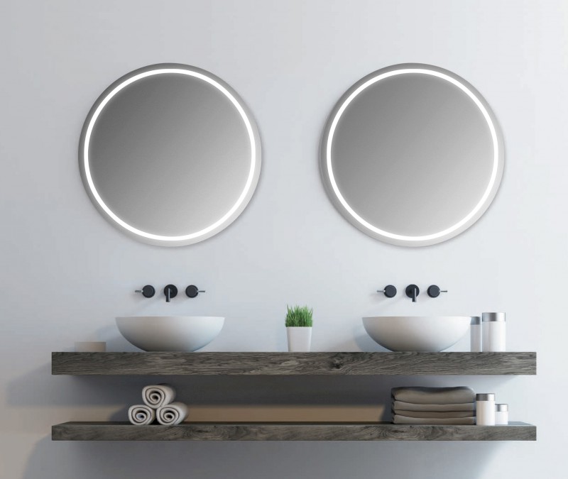 NYX kulaté zrcadlo s LED osvětlením ø 70cm NY700