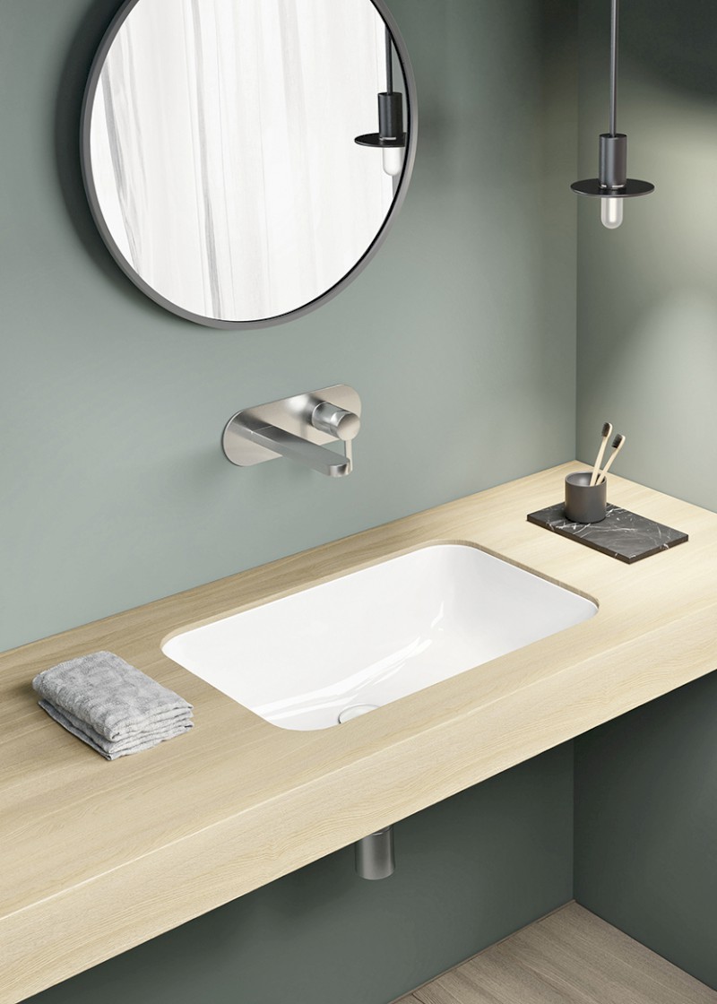 PURA/CLASSIC keramické umyvadlo pod desku 35x50cm, bílá ExtraGlaze 724711