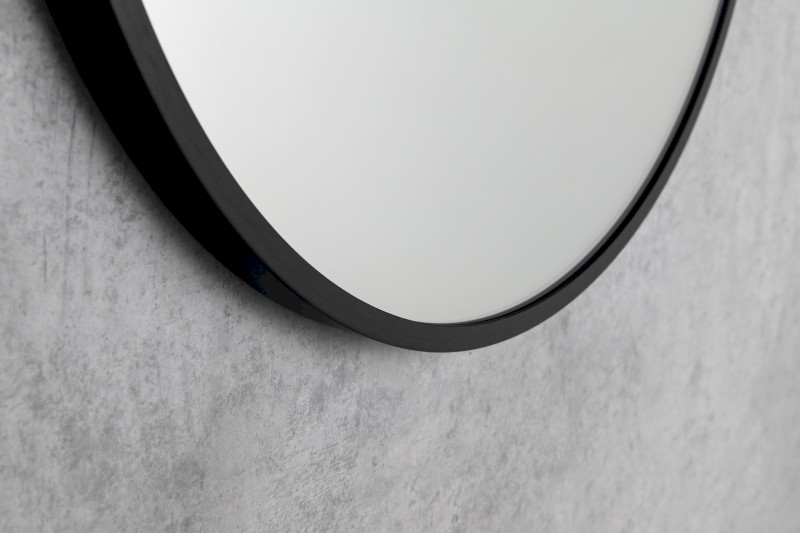 AROWANA oválné zrcadlo v rámu 45x90cm, černá mat AWB4590