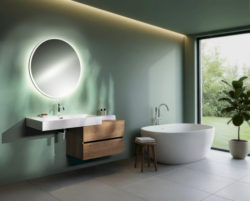 ODETTA umyvadlová skříňka 95x50x43,5cm, bílá lesk DT100-3030