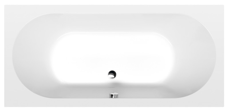 LEVANA obdélníková vana 170x80x39cm, bílá mat 71745.11