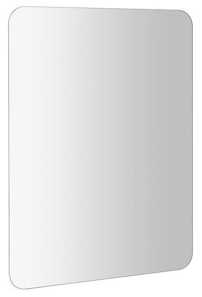 ISHAPE zrcadlo s broušenou hranou 60x80cm, zakulacené rohy, CU free AG468