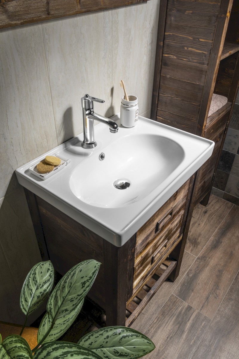 BRAND keramické umyvadlo 60x45cm, bílá TU0428