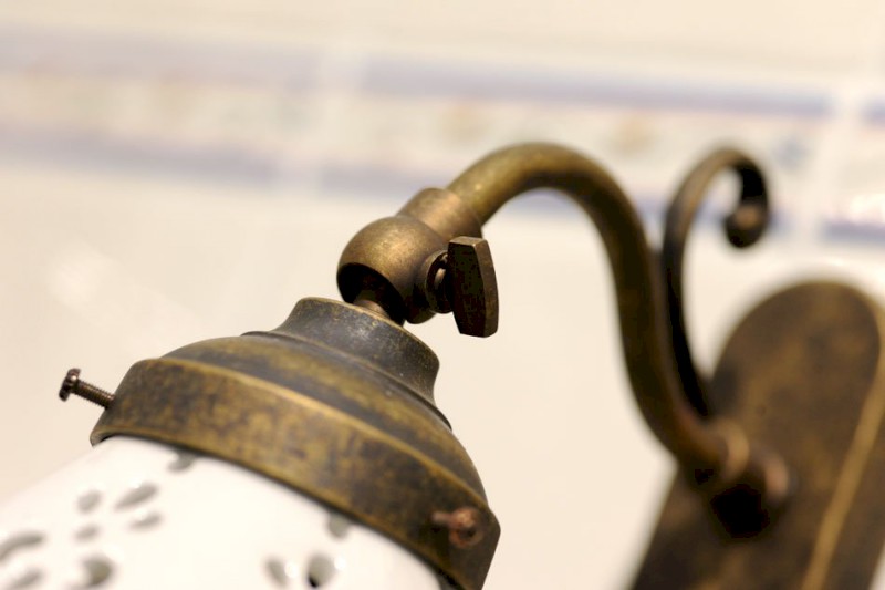 BARI svítidlo E14, 40W, 230V, keramické stínítko, IP21, bronz MC811