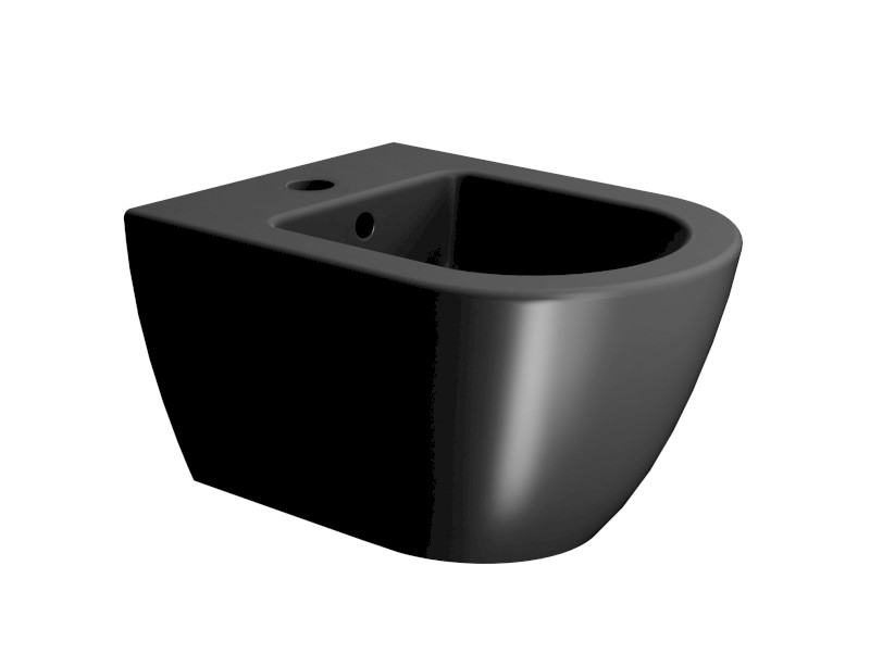 PURA bidet závěsný 36x50cm, černá mat 8864126