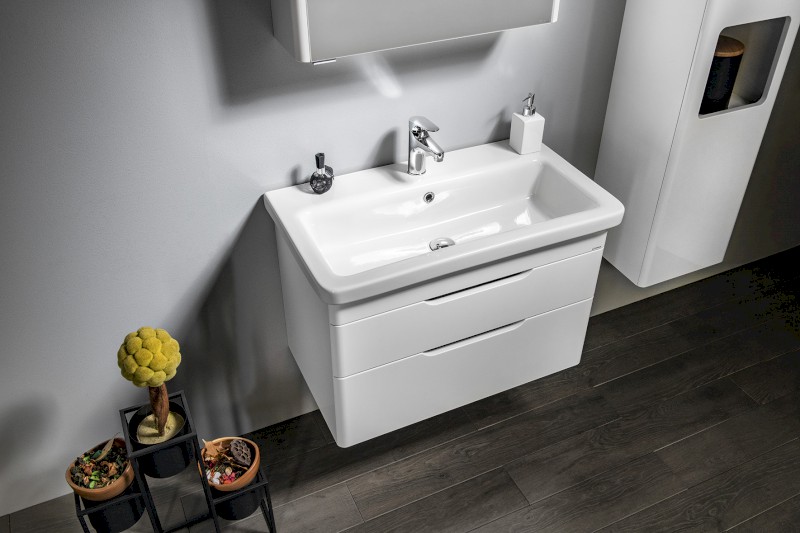 ELLA umyvadlová skříňka 76,5x50x43cm, bílá EL080-3030