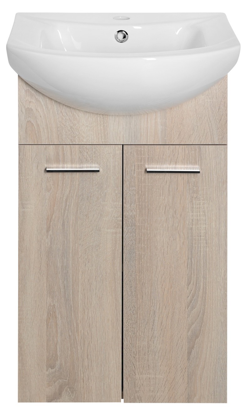 ZOJA umyvadlová skříňka 41,5x74x25,3cm, dub platin 51144