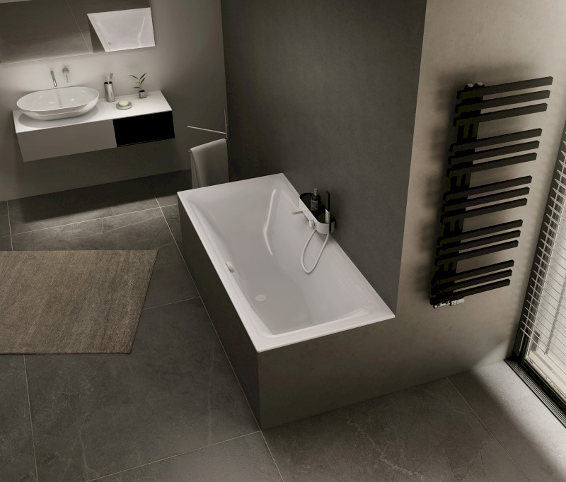 KALDERA SLIM obdélníková vana 180x80x40cm, bílá 60611S