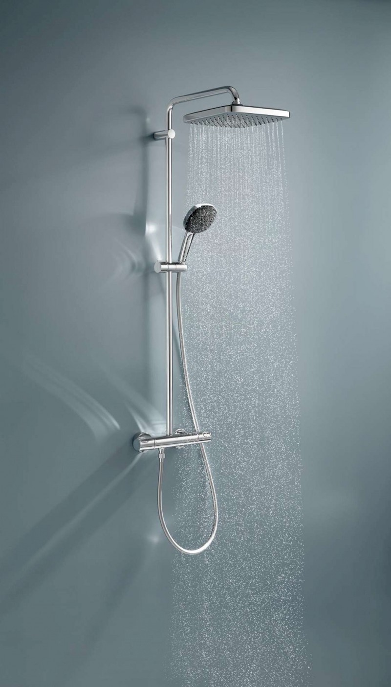 Vitalio Comfort Sprchový set s termostatem, 25x25 cm, 2 proudy, chrom GROHE 26696001