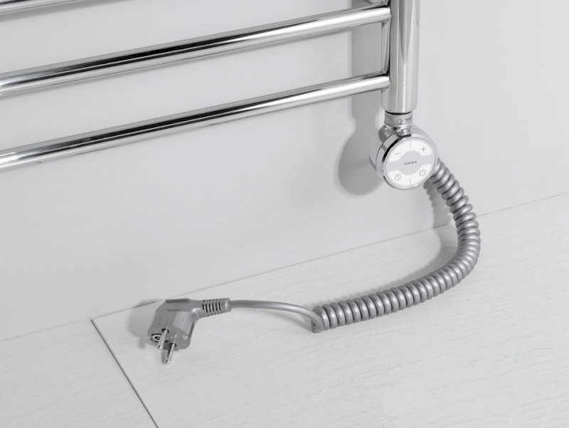 MOA topná tyč s termostatem, 300 W, chrom MOA-C-300