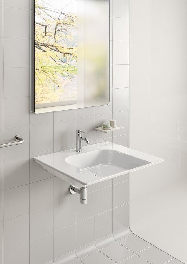 COMMUNITY keramické umyvadlo 60x55cm, bílá ExtraGlaze 7635111