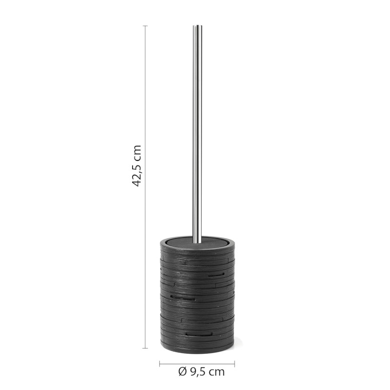 HELEN WC štětka na postavení, černá HE3314